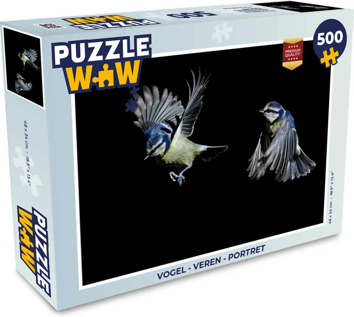 PuzzleWow Vogel Portret Legpuzzel 500 Stuks