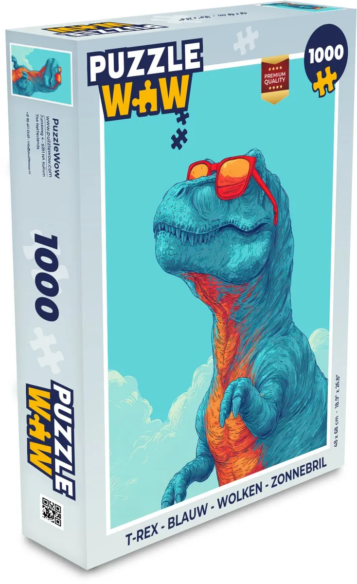 PuzzleWow T-Rex 1000 Stuks