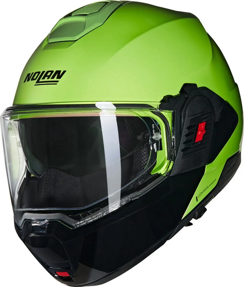Nolan N120-1 Mivedi 329 Impuls Groen Zwart Glossy Systeemhelm
