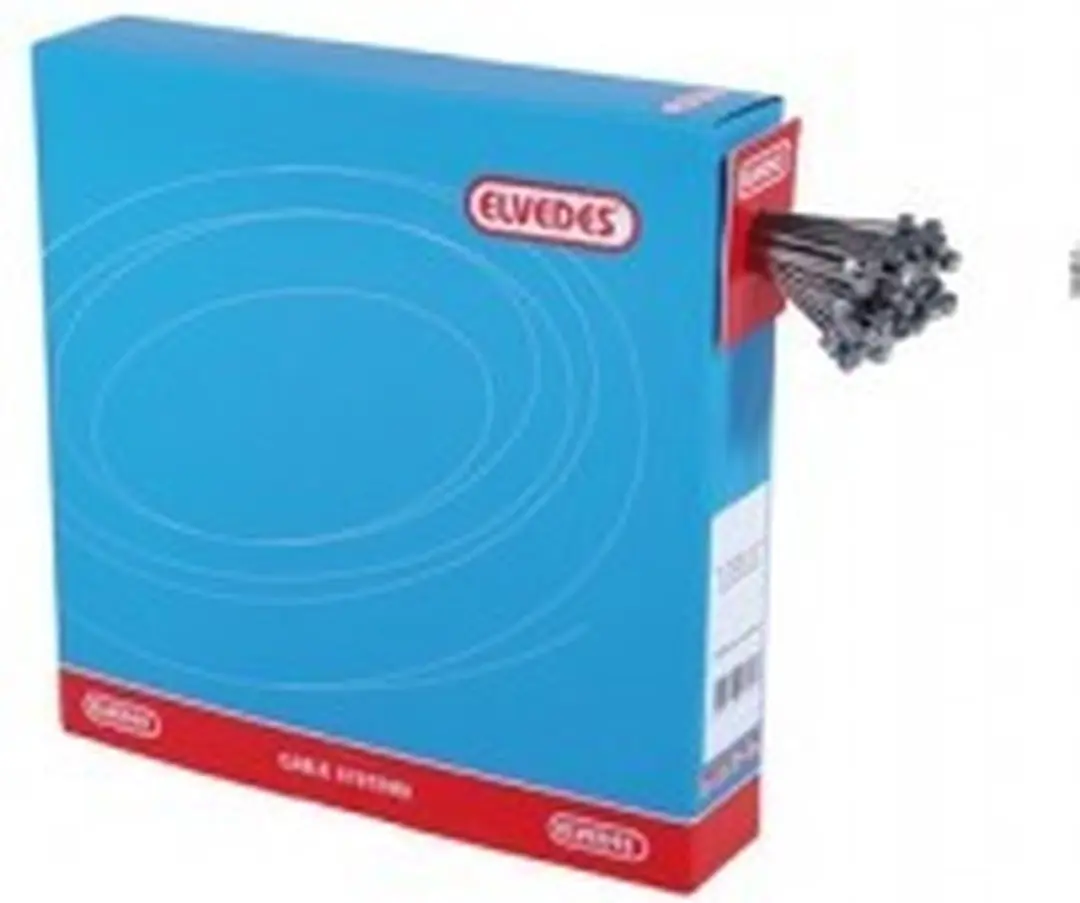 Elvedes Remkabel 3000mm - 1x19 Strengen RVS - T-nippel - 50 Stuks - afbeelding 5 van 6