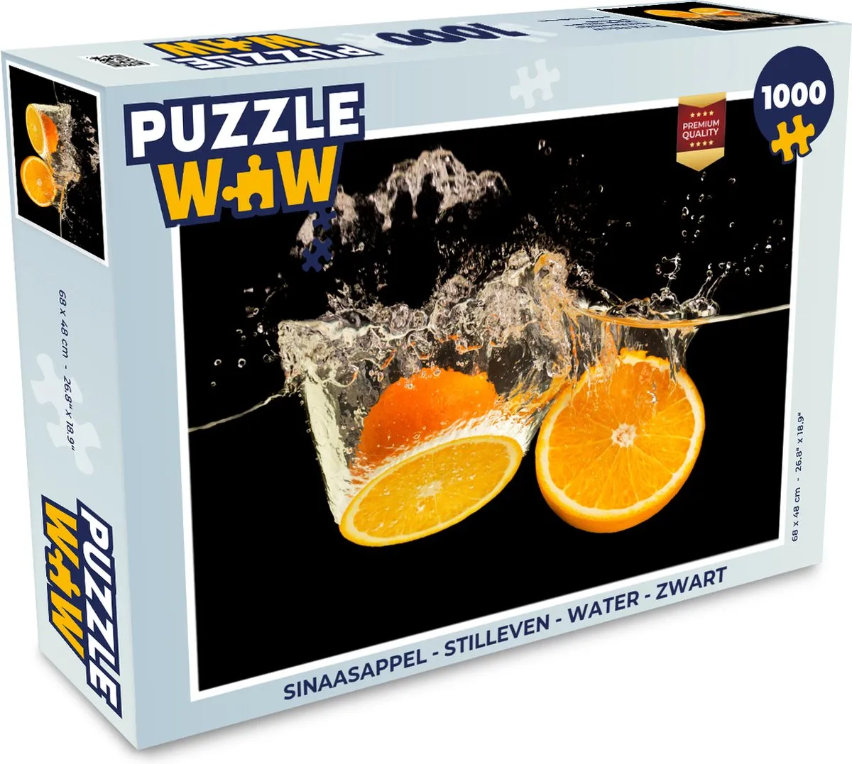 PuzzleWow Legpuzzel Sinaasappel - 1000 Stuks - Multicolor