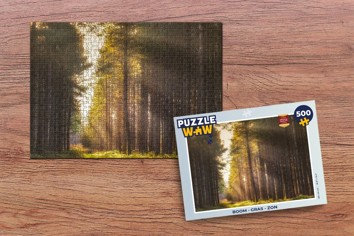 PuzzleWow Boom Legpuzzel 500 Stuks - Multicolor
