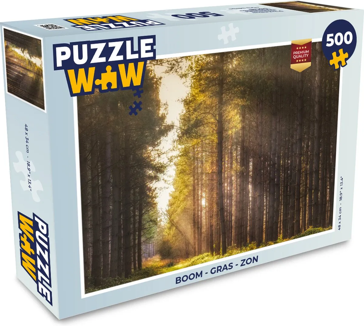 PuzzleWow Boom Legpuzzel 500 Stuks