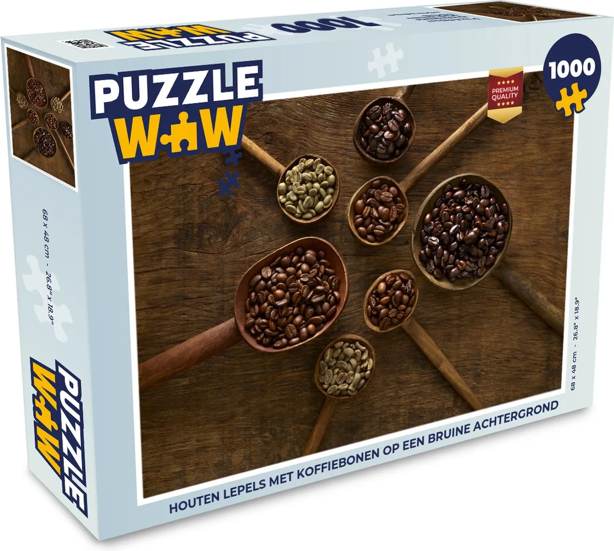 PuzzleWow Legpuzzel Houten Lepels 1000 Stuks
