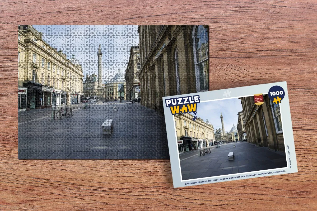 PuzzleWow Grainger Town Legpuzzel 1000 Stuks - Multicolor