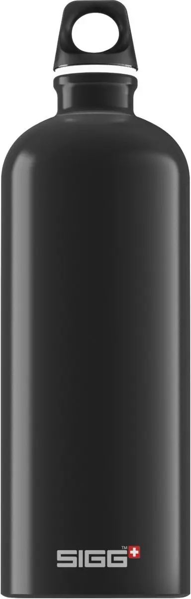Sigg Traveller 1.0L Drinkfles - 1L - Zwart