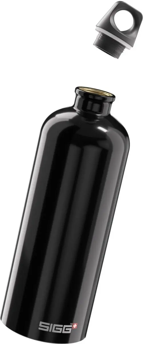 Sigg Traveller 1.0L Drinkfles - 1L - Zwart