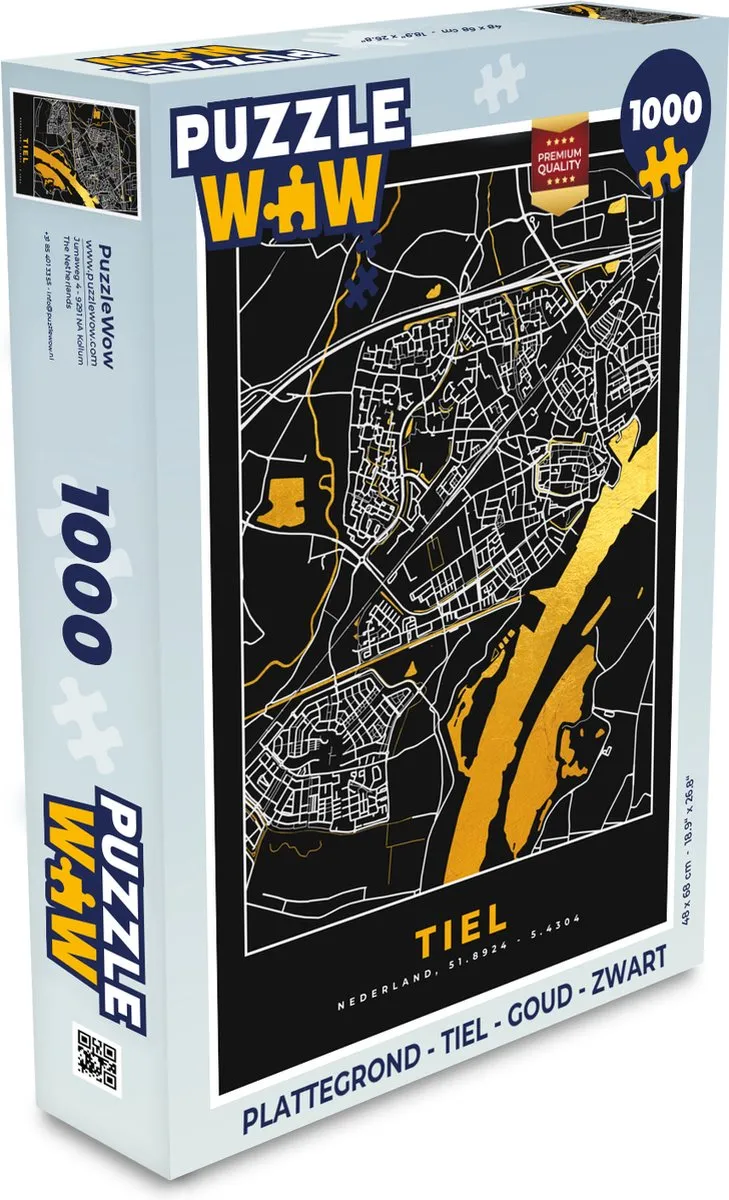 PuzzleWow Tiel Legpuzzel 1000 Stuks