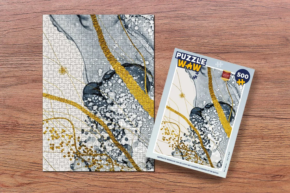 PuzzleWow Abstract Legpuzzel 500 Stuks - Multicolor