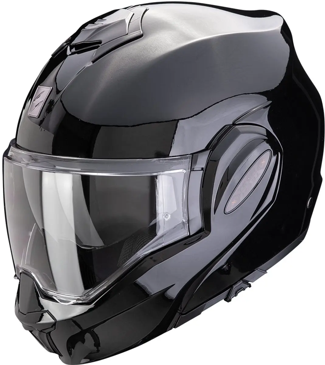 Scorpion Exo-Tech Evo Pro Solid Metallic Black Systeemhelm