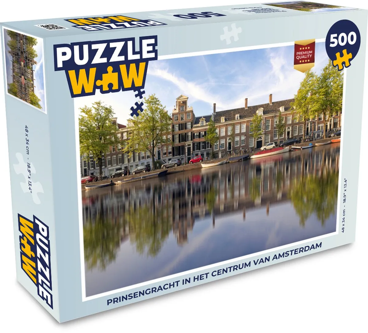 PuzzleWow Prinsengracht Legpuzzel 500 Stuks
