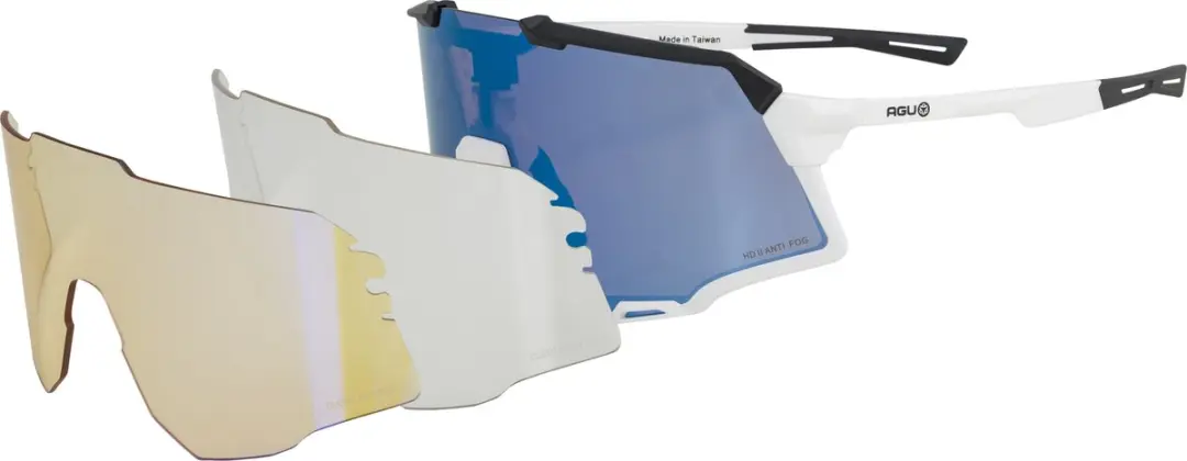 AGU Dynamic Fietsbril - Blauwe Lenzen - UV Bescherming