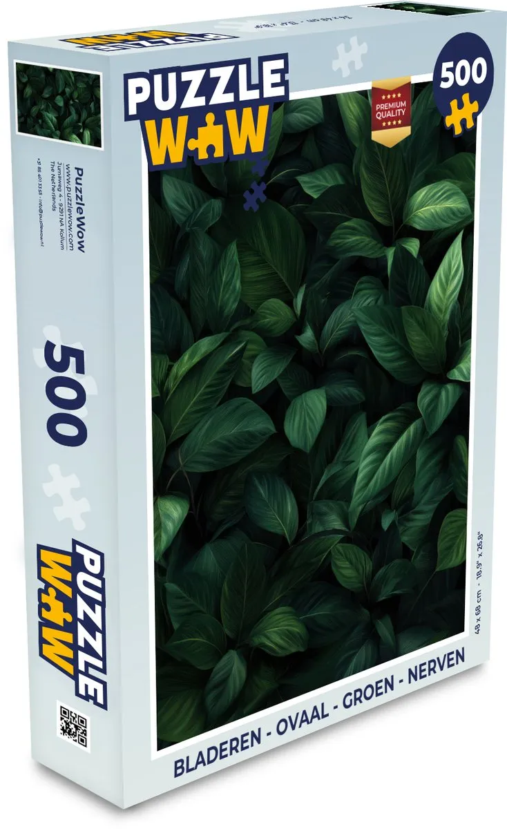 PuzzleWow Bladeren Puzzel 500 Stuks