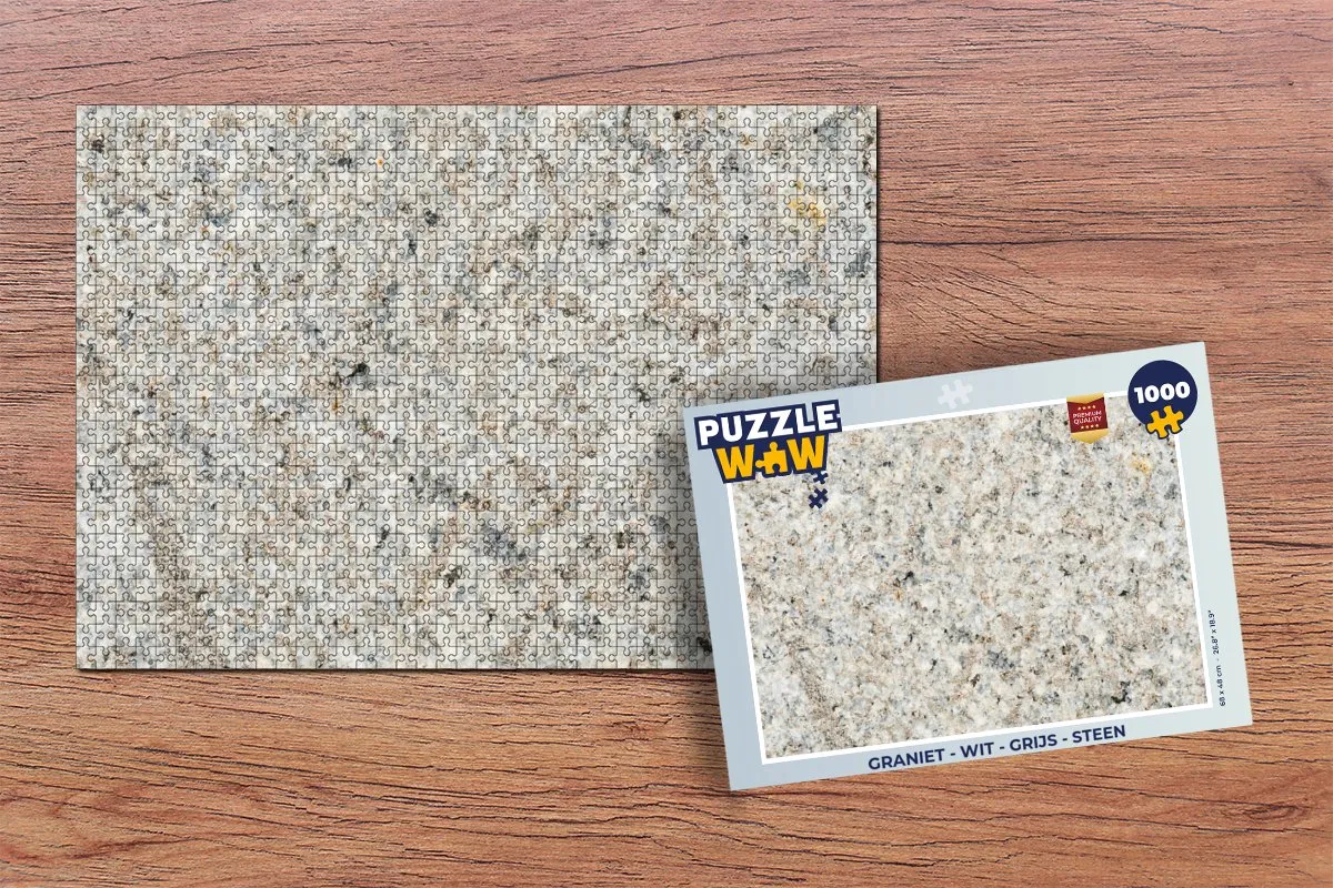 PuzzleWow Graniet Legpuzzel 1000 Stuks - Multicolor