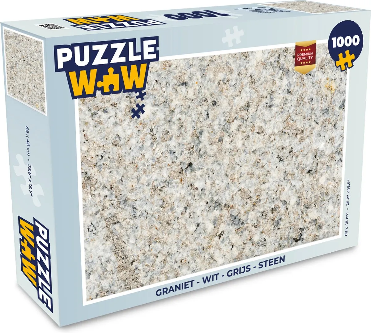 PuzzleWow Graniet Legpuzzel 1000 Stuks