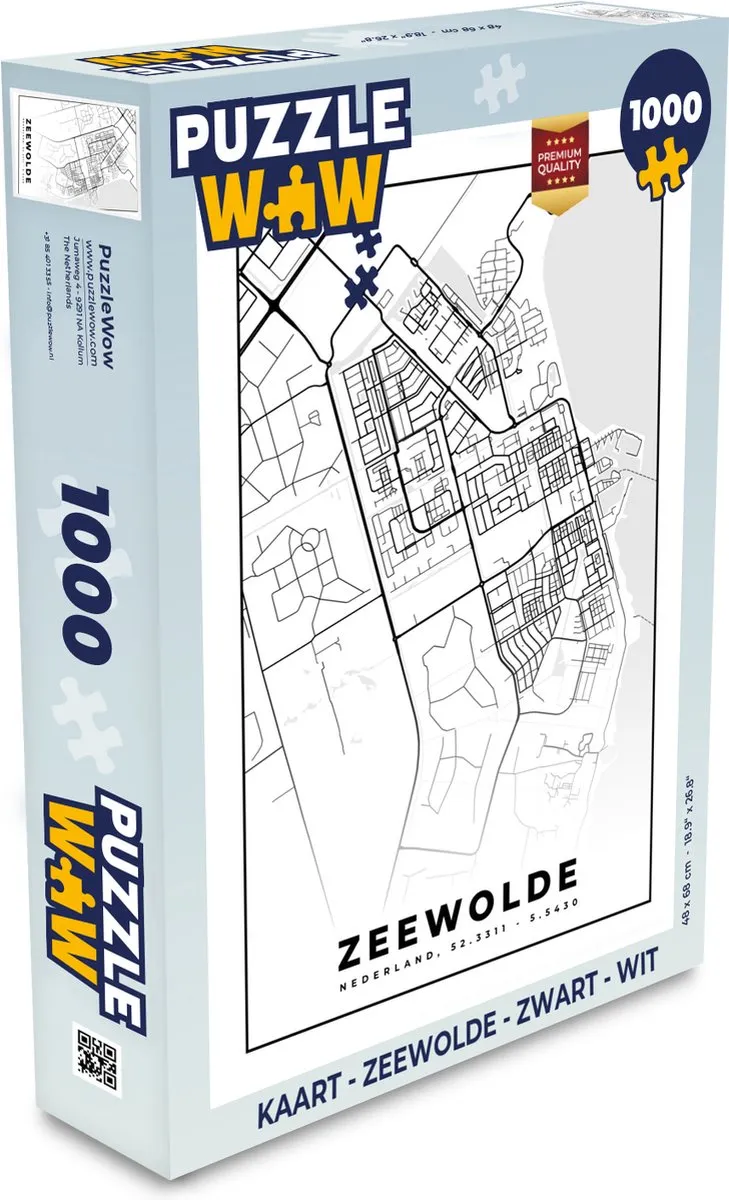 PuzzleWow Zeewolde Legpuzzel 1000 Stuks