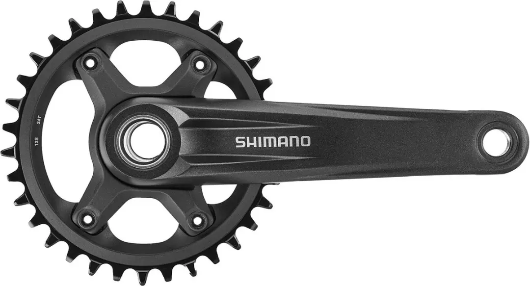 Crankstel Shimano FC-MT510-1 12 speed - 34 tands - 175 mm - zwart