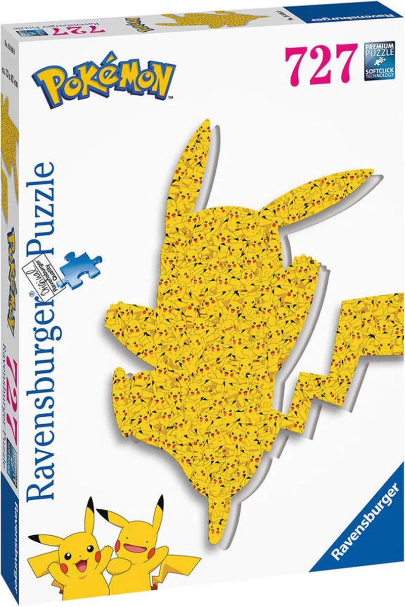 Ravensburger Pikachu Legpuzzel 727 Stuks - Geel - afbeelding 5 van 5