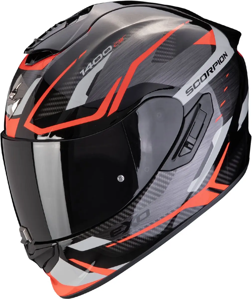Scorpion EXO-1400 Evo II Air Accord Grijs Rood Integraalhelm