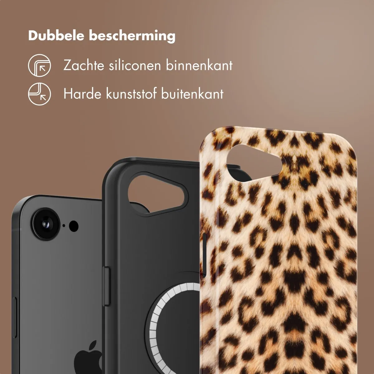 Selencia Hoesje iPhone 16e Wild Leo - MagSafe
