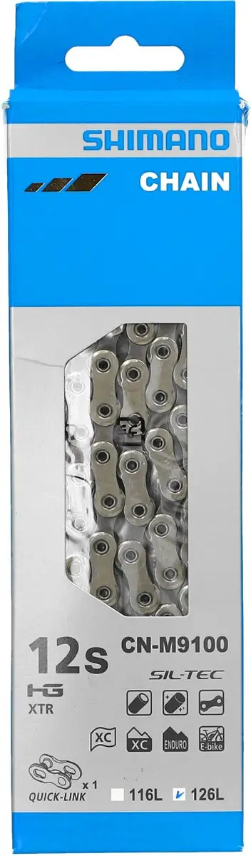 Shimano CN-M9100 Ketting 12 Speed - 126 Schakels - afbeelding 6 van 6