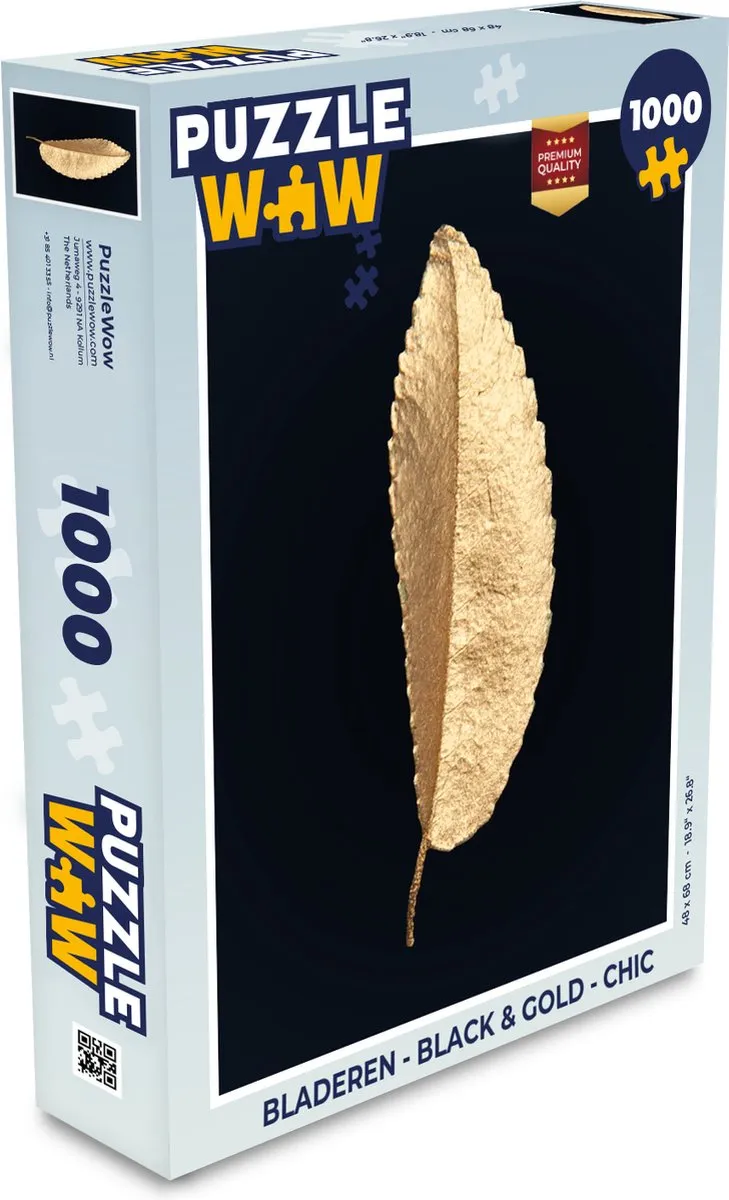 PuzzleWow Legpuzzel 1000 Stuks - Multicolor