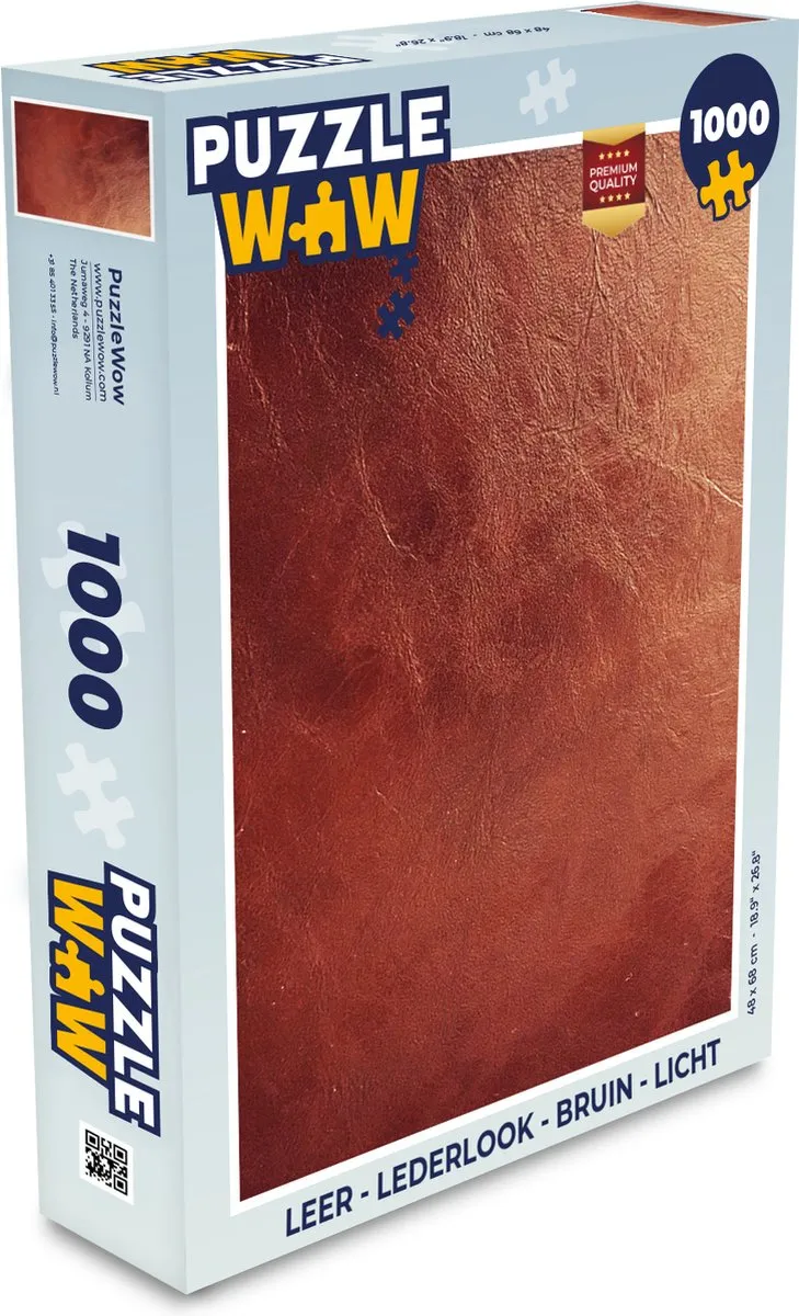 PuzzleWow Leerlook Legpuzzel 1000 Stuks - Multicolor