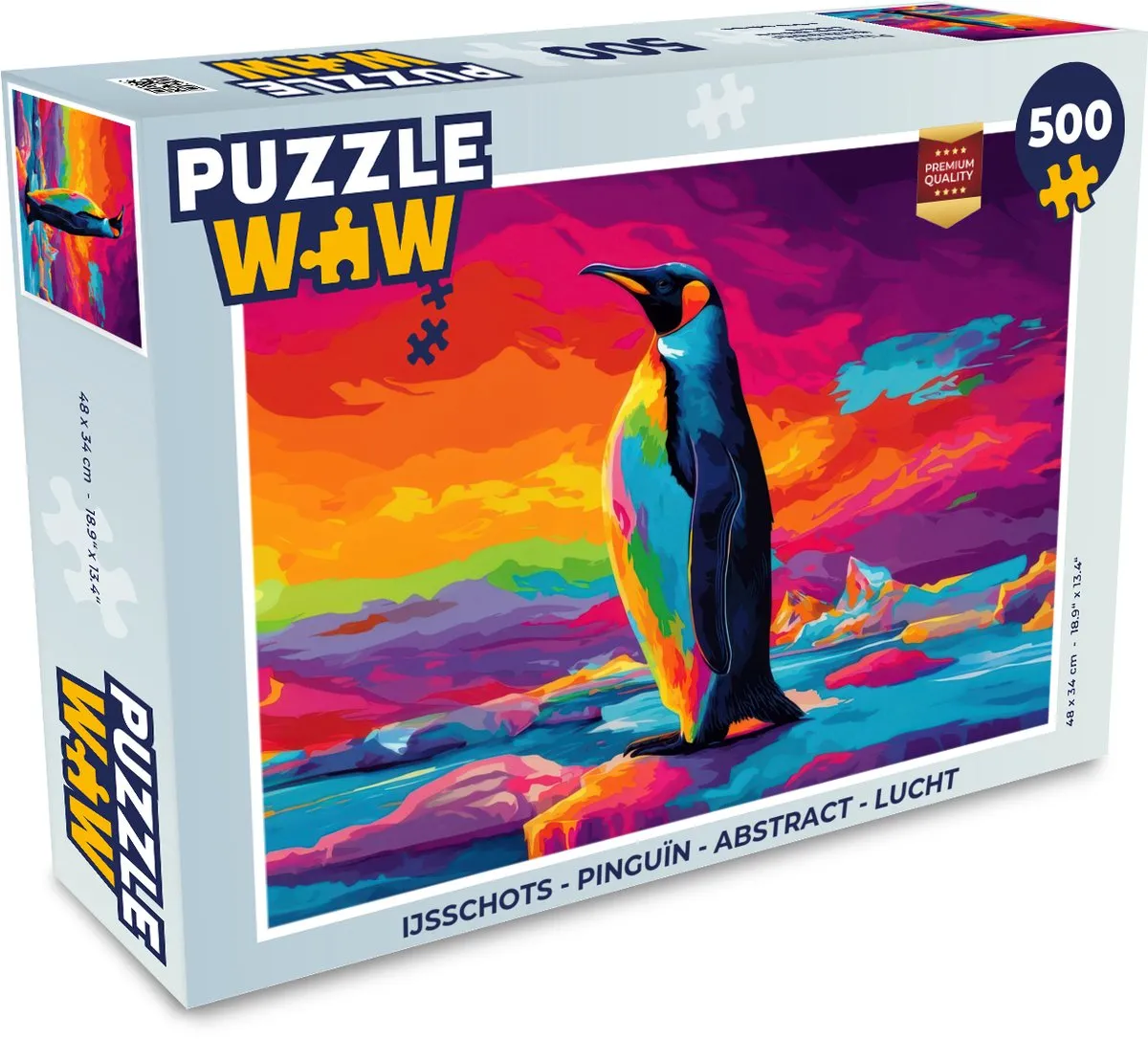 PuzzleWow IJsschots Pinguïn Legpuzzel 500 Stuks