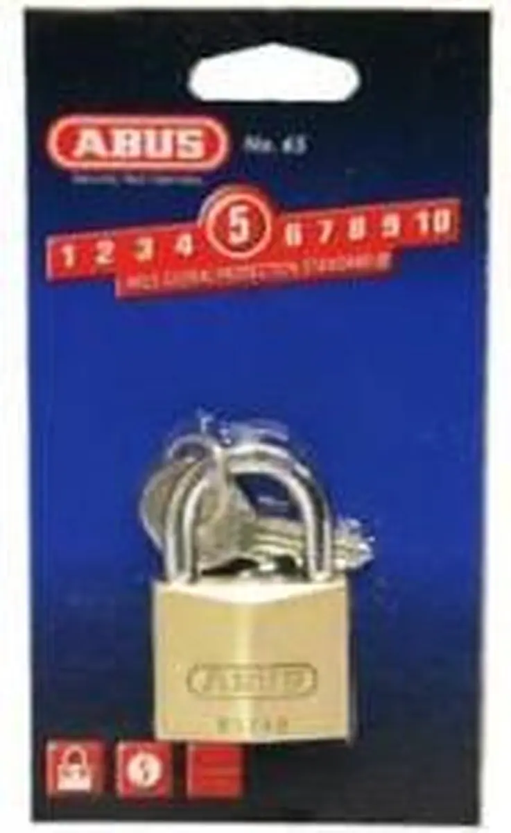ABUS Hangslot 65/40 C - Chroom - afbeelding 2 van 3