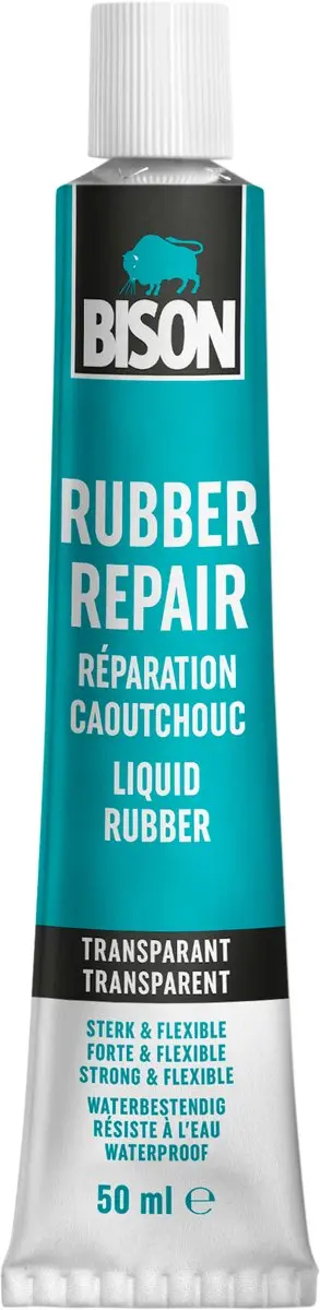 Bison Rubber Repair Tube 50ml - Reparatiepasta