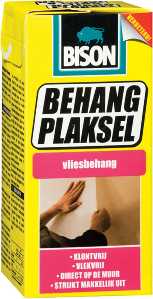 Bison Behangplaksel Vliesbehang Pak 200 g, op basis van hoogwaardig cellulose en