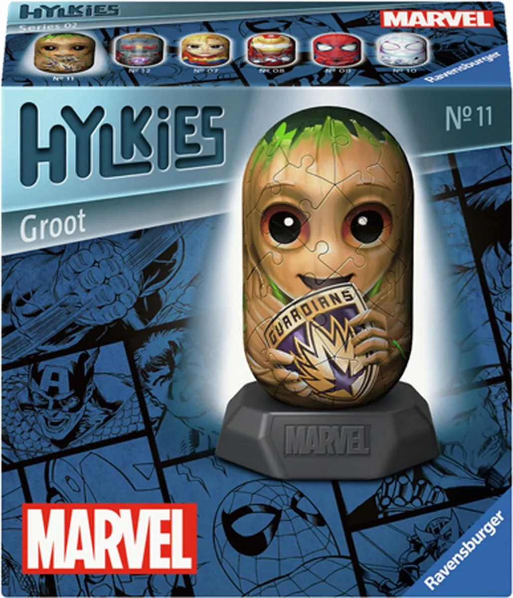 Ravensburger Hylkies Marvel Groot Capsule Figuur - 54 Stuks