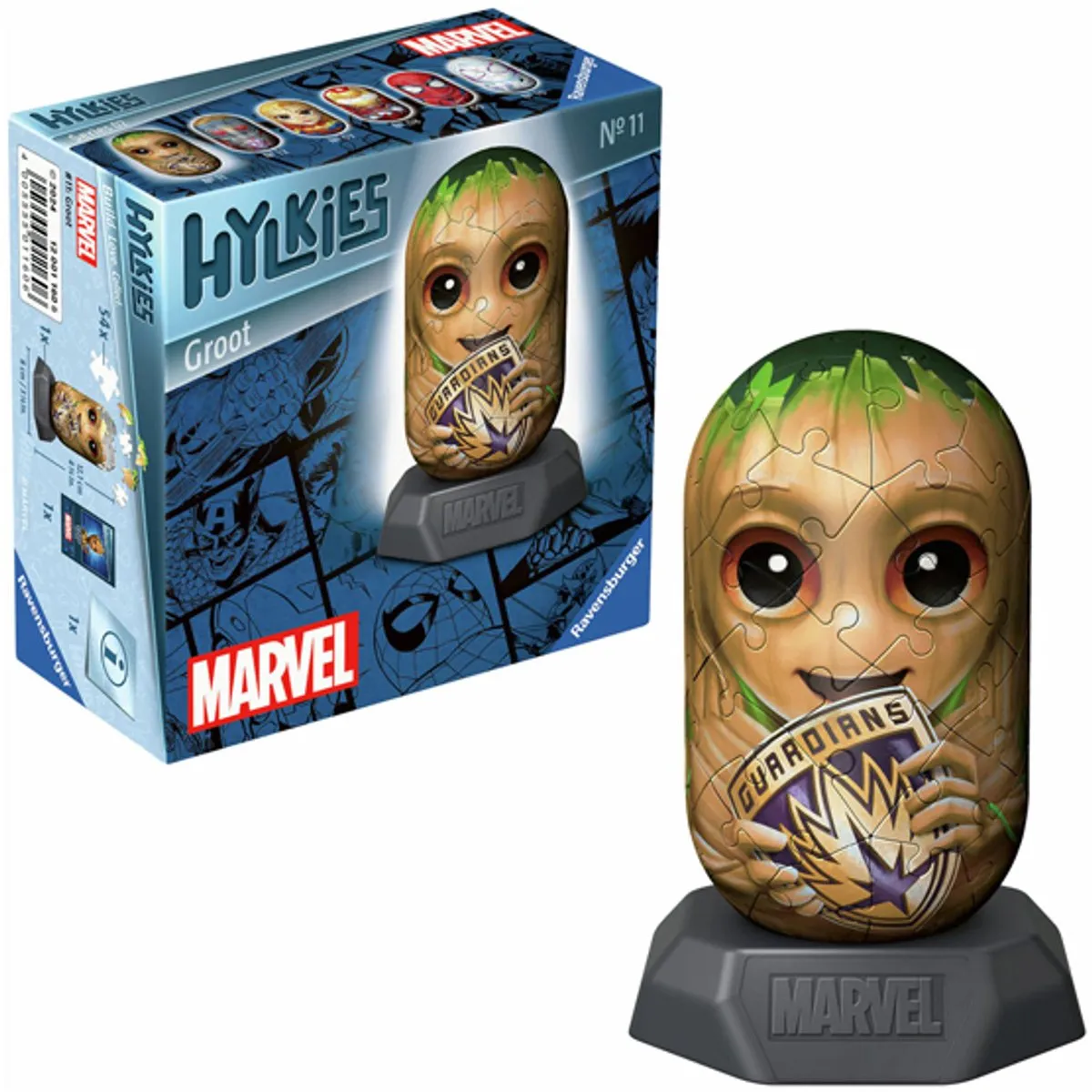 Ravensburger Hylkies Marvel Groot Capsule Figuur - 54 Stuks