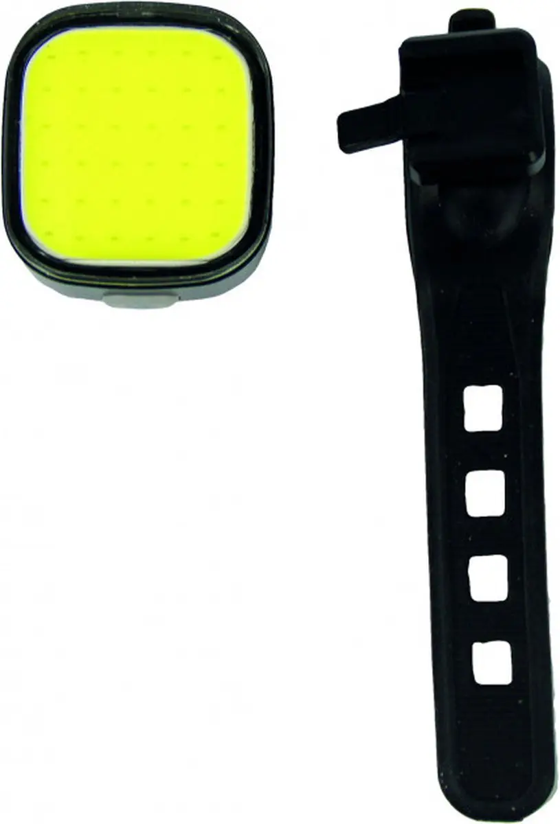URBAN PROOF High Power Vierkant LED Fietslamp - 70 Lux - USB Oplaadbaar