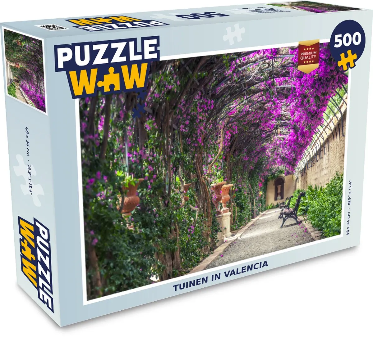 PuzzleWow Valencia Legpuzzel 500 Stuks