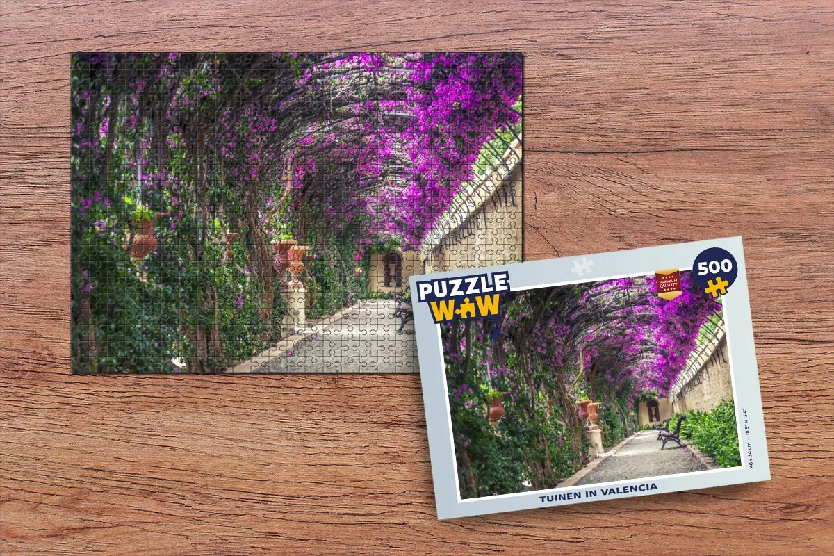 PuzzleWow Valencia Legpuzzel 500 Stuks - Multicolor