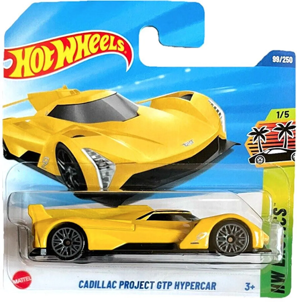 Hot Wheels Cadillac Project GTP Hypercar Geel 21A