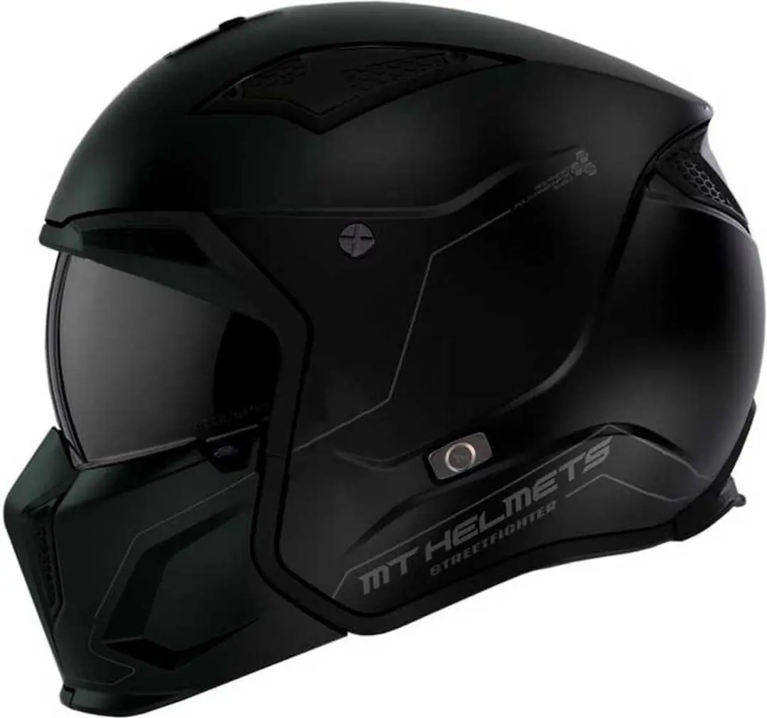 MT Helmets Streetfighter SV Trialhelm - XS - Mat Zwart