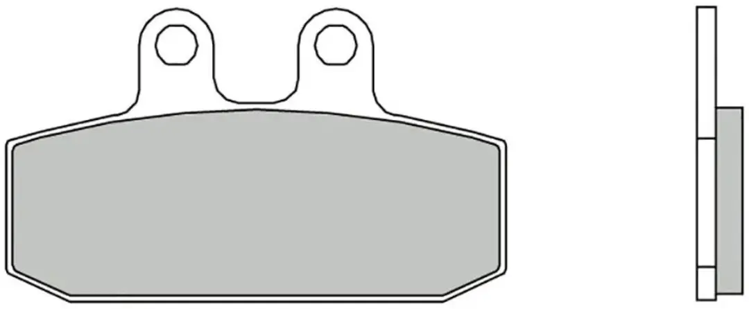 Brembo 07gr13cc Organische Remblokken Transparant