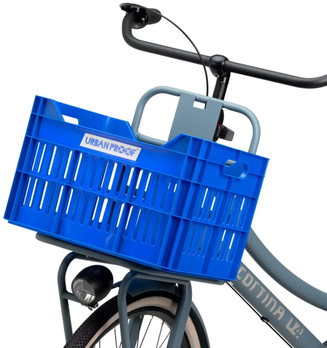 URBAN PROOF Click Fietskrat 30L - Gerecycled Kunststof - Royal Blue - afbeelding 2 van 6