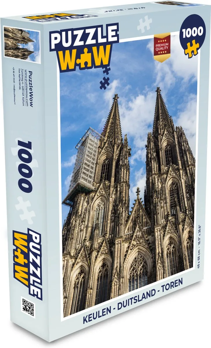 PuzzleWow Keulen Toren Legpuzzel 1000 Stuks
