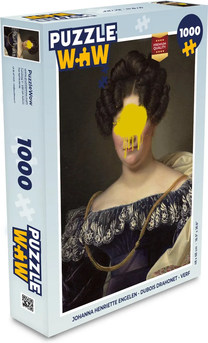 PuzzleWow Johanna Henriette Engelen - Dubois Drahonet Legpuzzel 1000 Stuks - Multicolor
