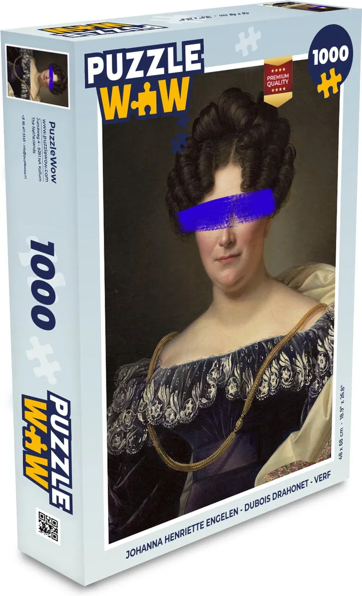 PuzzleWow Johanna Henriette Engelen - Dubois Drahonet Legpuzzel 1000 Stuks - Multicolor