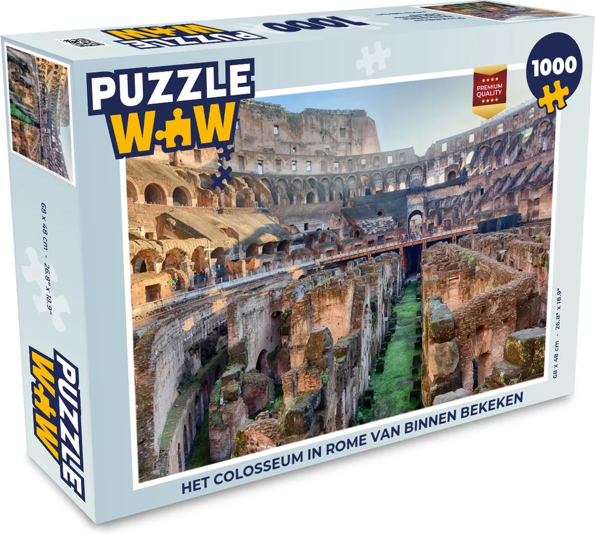 PuzzleWow Het Colosseum Legpuzzel 1000 Stuks