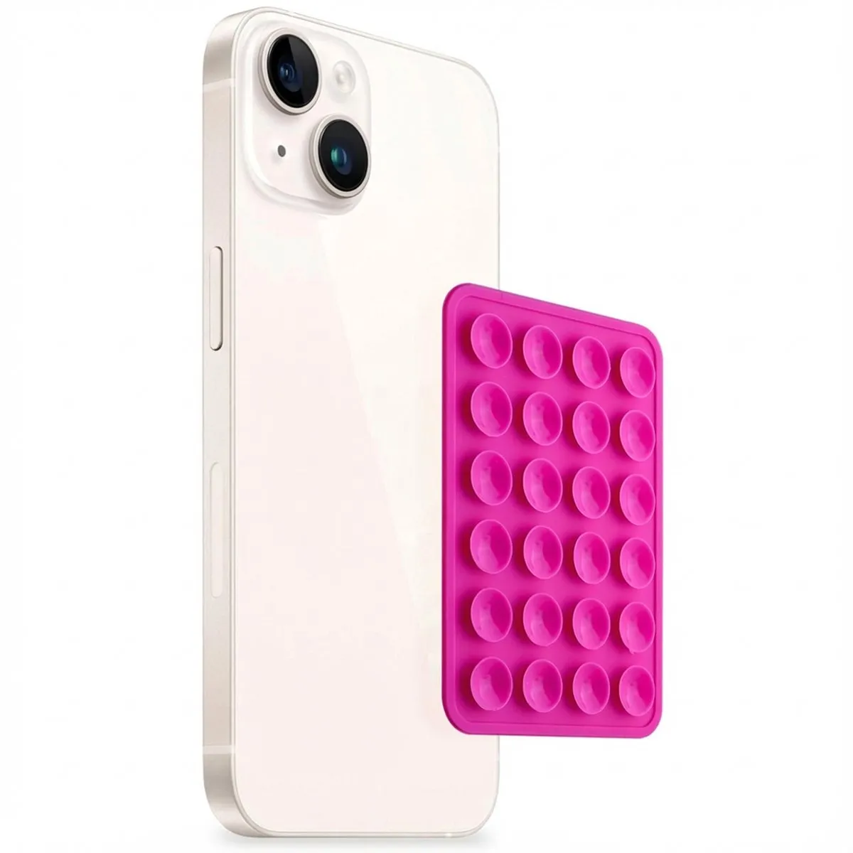 Selencia SH00074435 Zuignap Telefoonsticker - Lichtroze