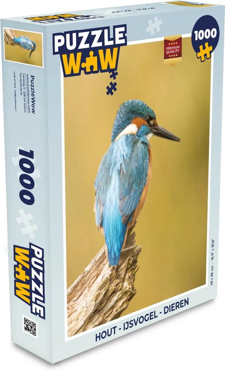 PuzzleWow IJsvogel Legpuzzel 1000 Stuks