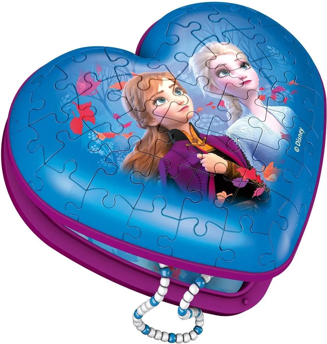 Ravensburger Disney Frozen 2 Hartendoosje 3D Puzzel 54 Stuks - afbeelding 2 van 6