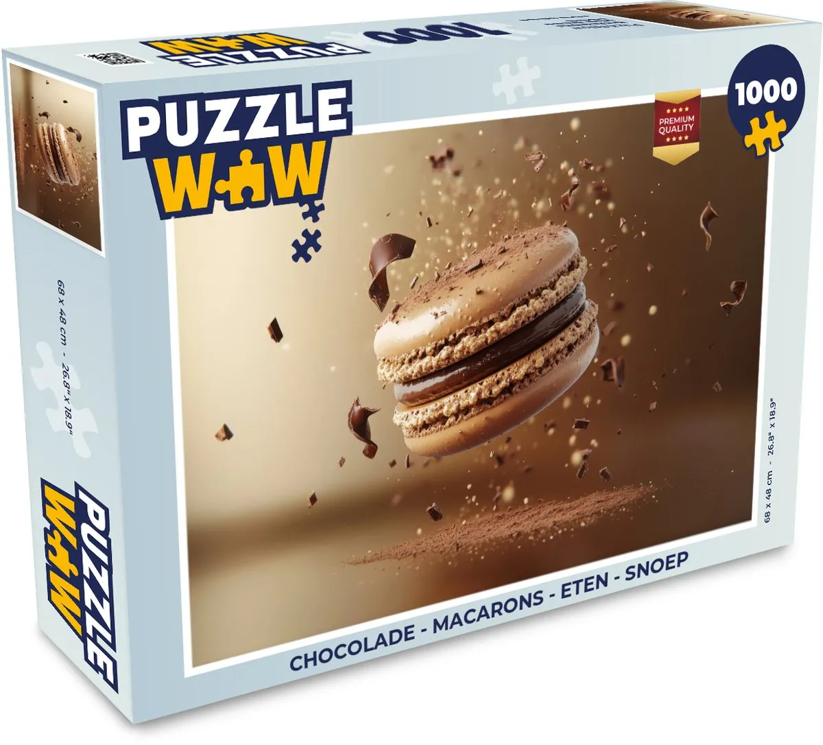 PuzzleWow Macarons Puzzel 1000 Stuks