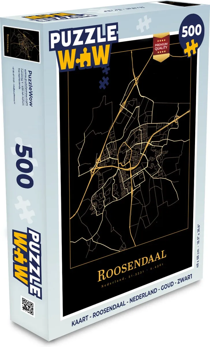 PuzzleWow Roosendaal Legpuzzel 500 Stuks