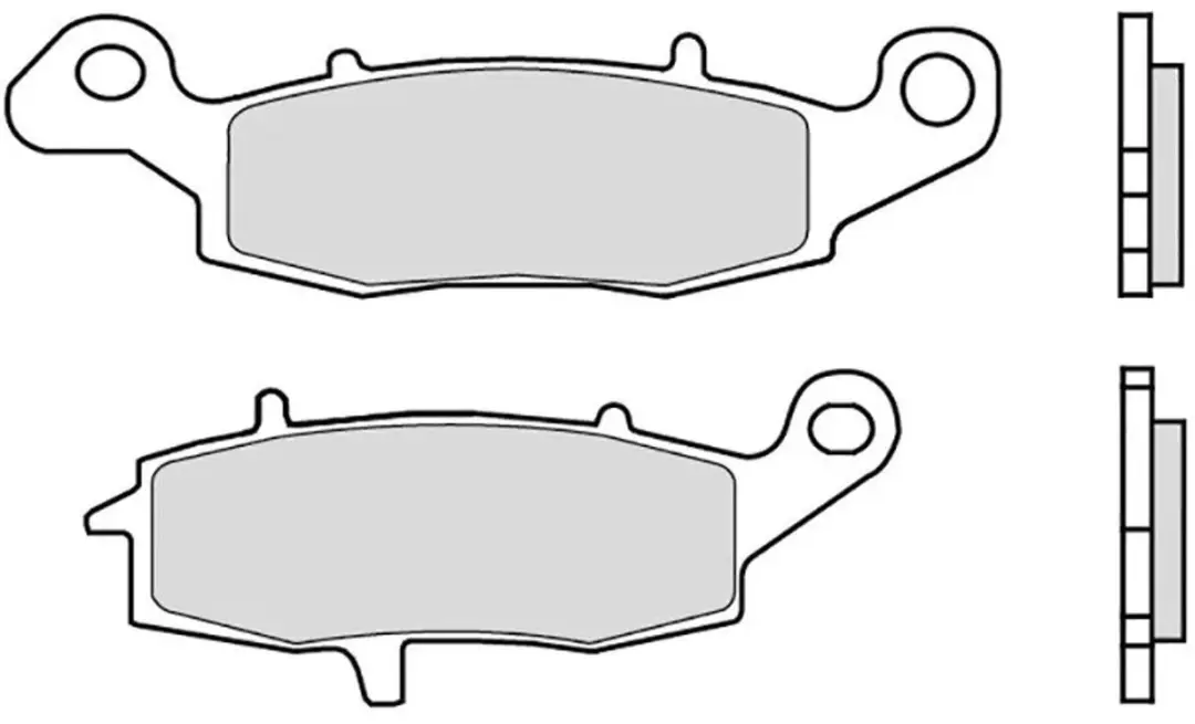 Brembo 07ka18sa Gesinterde Remblokken Zilver